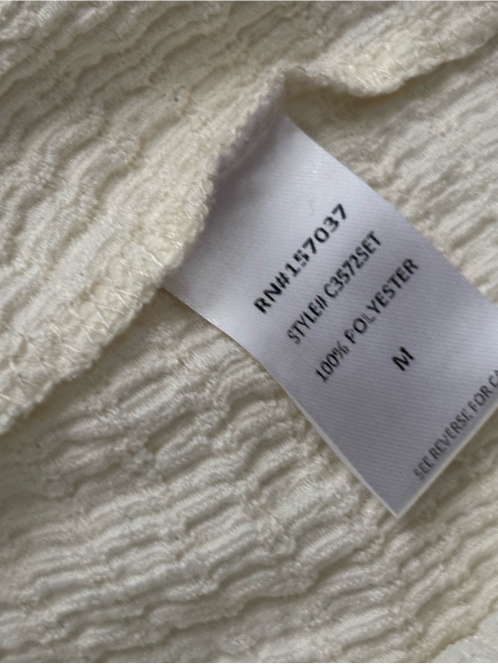 Et clet Cream Ribbed Button-Up Set - Picture 12 of 16